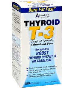 Absolute Nutrition - Thyroid T3 - 180 caps