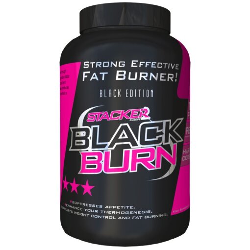Stacker2 Europe - Black Burn - 120 caps