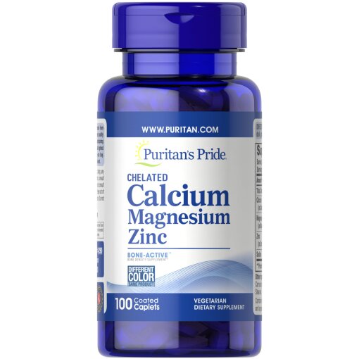 Puritan's Pride - Calcium Magnesium Zinc - 100 caplets