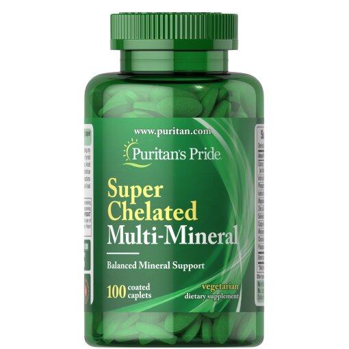 Puritan's Pride - Super Chelated Multi-Mineral - 100 caplets