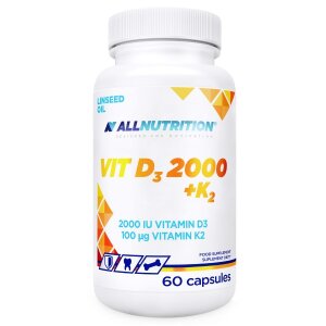Allnutrition - Vit D3 2000 + K2 - 60 caps