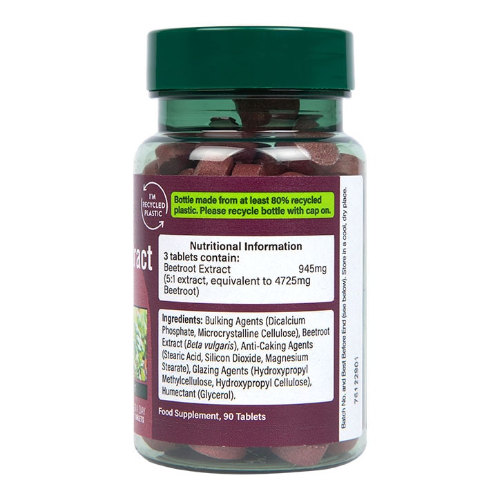 Holland & Barrett - Rödbetsextrakt, 945 mg - 90 tabletter - Bild 3