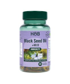 Holland & BarrettBlack Seed Oil +Vit D 60 Capsules(95)Everyday HealthImmunity