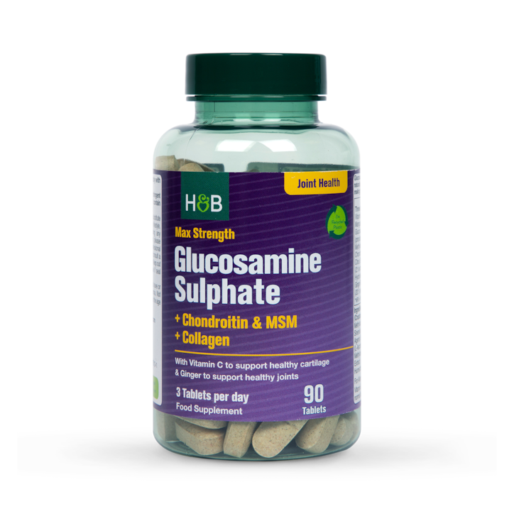 Holland & BarrettMax Strength Glucosamine & Chondroitin 90 Tablets(477)Joints