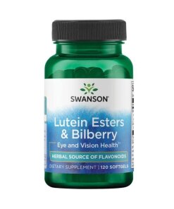 SWANSON Luteina estry+ Borówka 120sgels