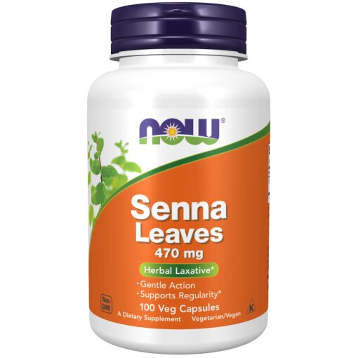 Senna Leaves 470 mg Veg Capsules
