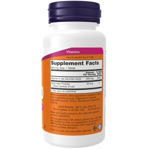 NOW - Vitamin C-500 med Nypon, 250 tabletter