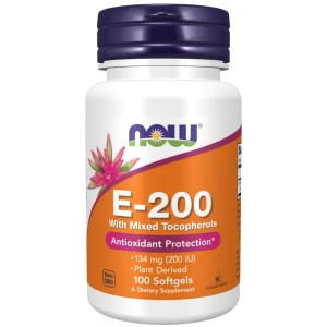 Vitamin E-200 With Mixed Tocopherols Softgels