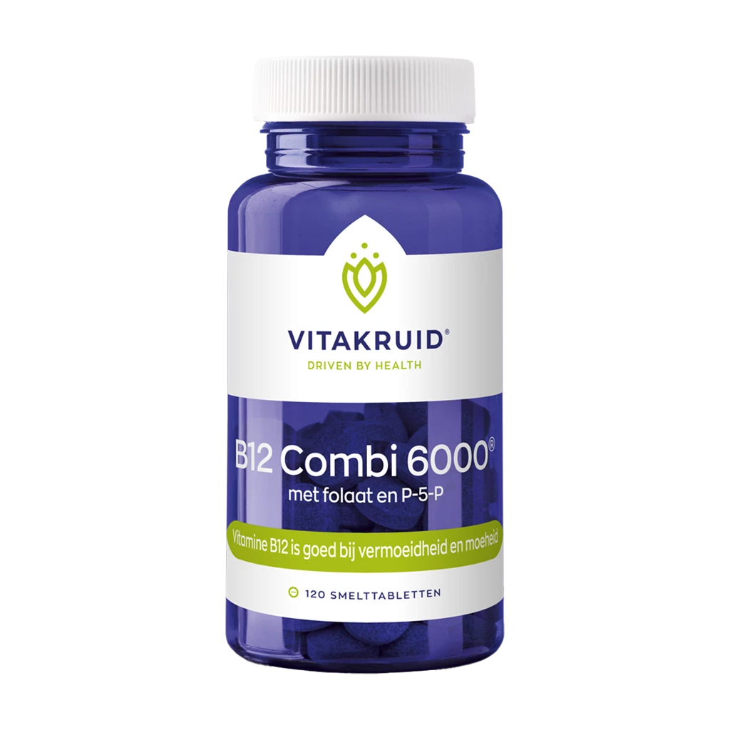 B12 Combi 6000® - Vitamin B12 med Folsyra och P-5-P, 6000 mcg - Bild 2