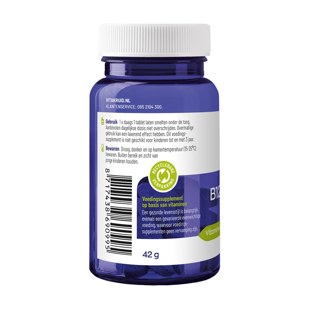 B12 Combi 6000® - Vitamin B12 med Folsyra och P-5-P, 6000 mcg - Bild 3