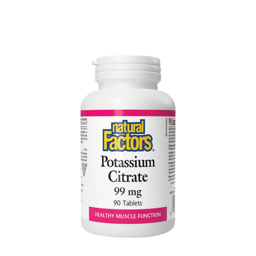 Natural Factors Potassium Citrate 99 mg (90 Tablets)