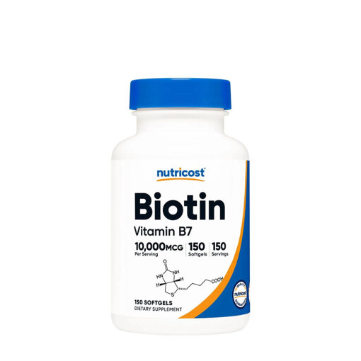Nutricost - Biotin with Coconut Oil 10