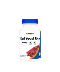 Nutricost Red Yeast Rice Capsules 1200 mg  (120 Capsules)