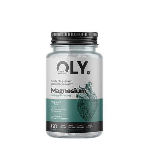Oly - Triple Magnesium 500 mg  (60 Capsules)
