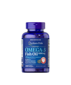 Puritan's Pride Omega-3 Fish Oil 1000 mg (300 mg Active Omega-3) (100 Softgels)