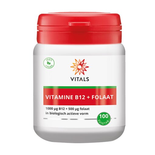 Vitamin B12 1000 mcg with Folate 500 mcg