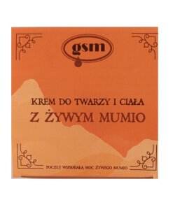 GSM Mumio Face and Body Cream with Living Mumio (200 ml / 6.8 fl.oz)