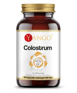 YANGO Colostrum - 40% immunoglobulins  (90 caps)