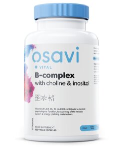 B-Complex with Choline & Inositol - 120 vegan caps