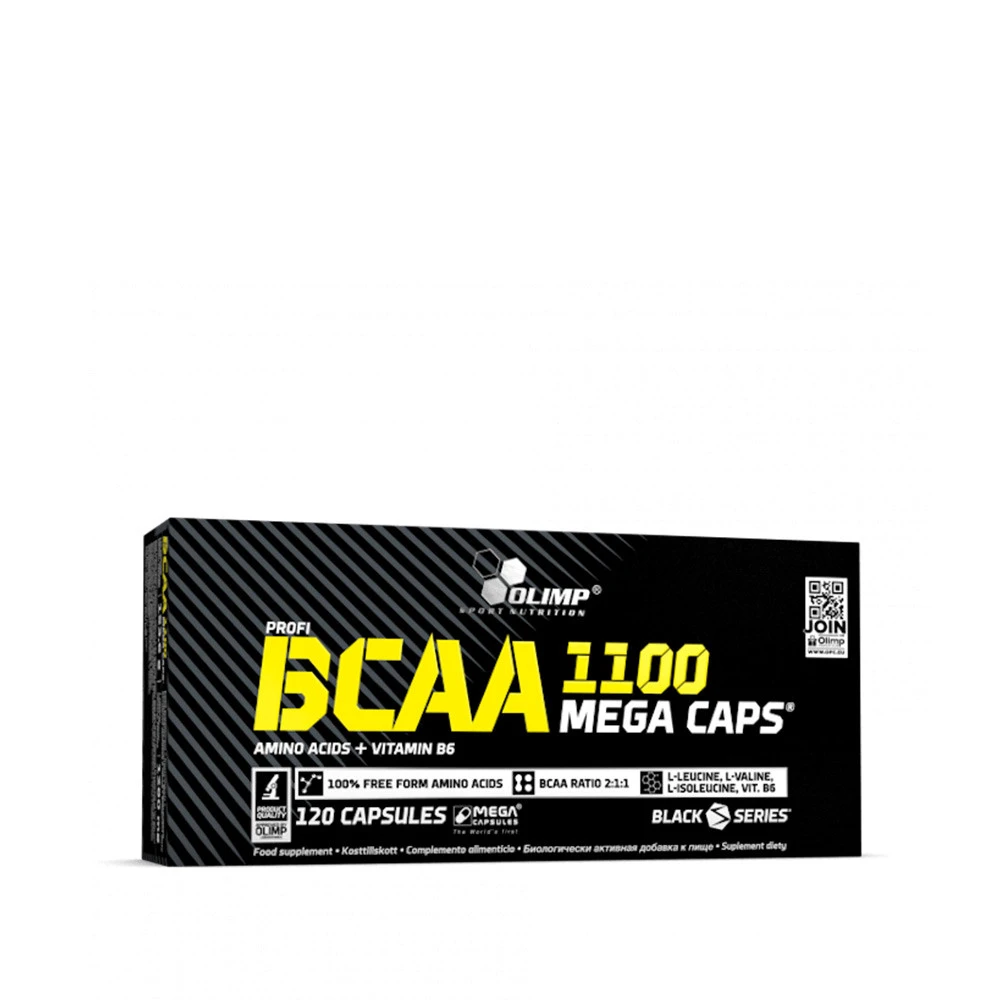 BCAA 1100 Mega Caps - 120 caps