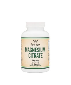 Double Wood Supplements Magnesium Citrate (180 Capsules)