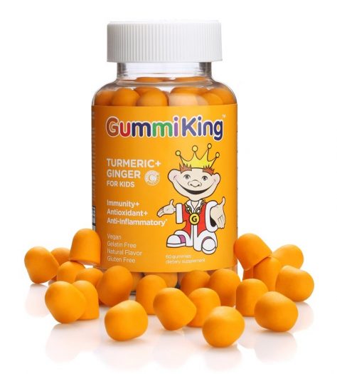 GUMMIKING Turmeric + Ginger for Kids (60 gummies)