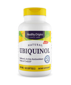Healthy Origins Natural Ubiquinol 300mg 60 softgels