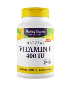 Healthy Origins Natural Vitamin E Depot 400 IU 90 soft capsules