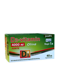 JutaVit Vitamin D3 4000 IU Forte (40 Softgels)