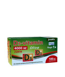 JutaVit Vitamin D3 4000 IU Olive Forte (100 Softgels)