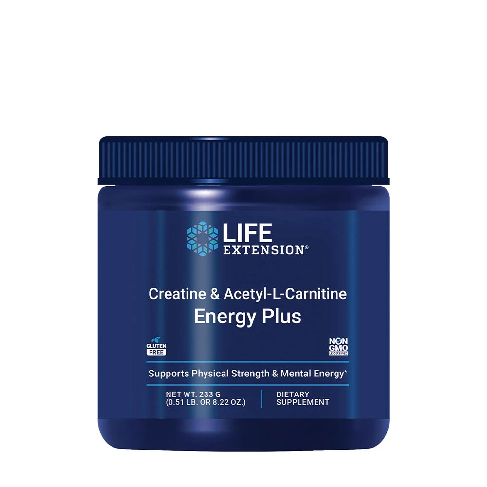 Life Extension Creatine & Acetyl-L-Carnitine Energy Plus (233 g)