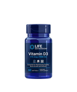 Life Extension - Vitamin D3 175 mcg (7000 IU) (60 Softgels)
