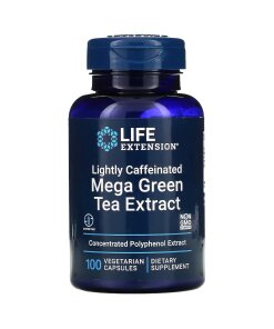 Lightly Caffeinated Mega Green Tea Extract - 100 vcaps