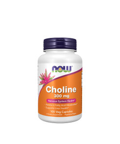 NOW Choline 300 mg Veg Capsules (100 Veg Capsules)