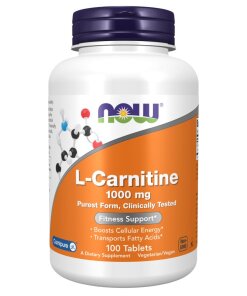 NOW L-Carnitine 1000 mg  (100 Tablets)