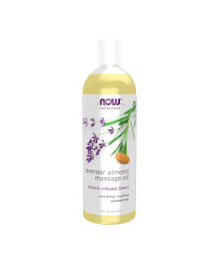 NOW Lavender Almond Massage Oil (473 ml)
