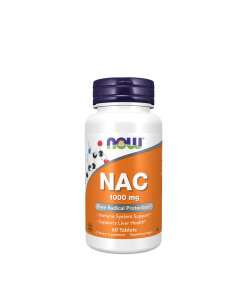NOW NAC - Acetyl-Cysteine 1000 mg (60 Tablets)