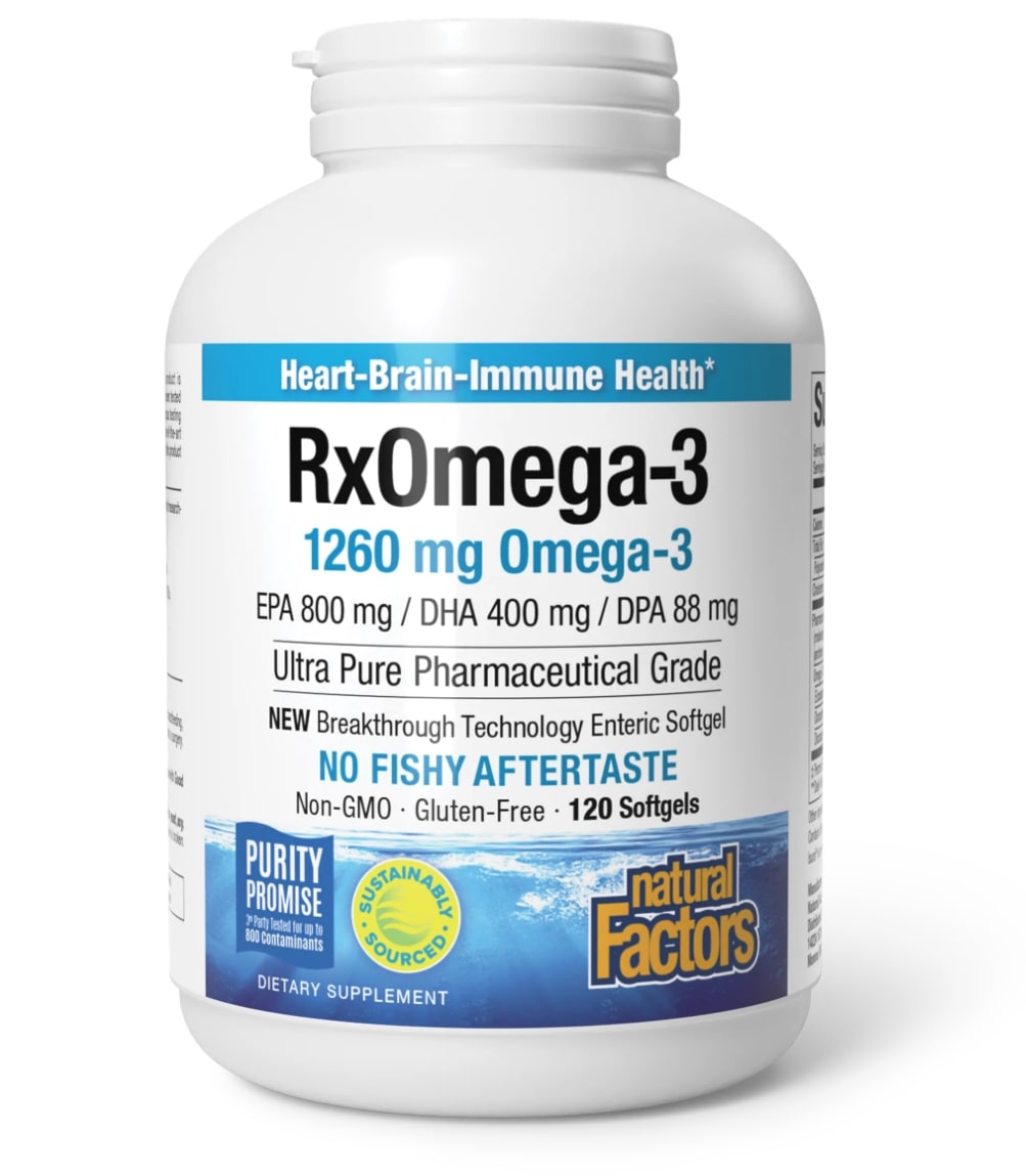 Natural Factors Rx Omega-3 Factors 120 softgels