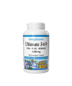 Natural Factors Ultimate 3-6-9 – 1200 mg  (90 Softgels)