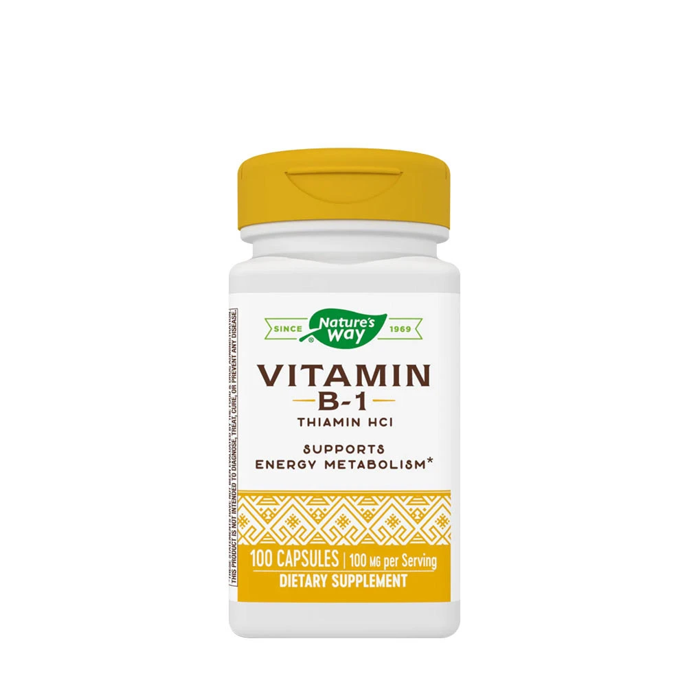 Natures Way Vitamin B1 (100 Capsules)