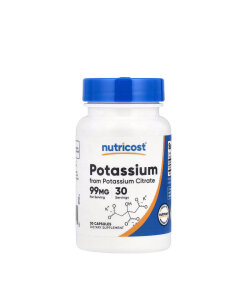 Nutricost Potassium Citrate 99 mg (30 Capsules)