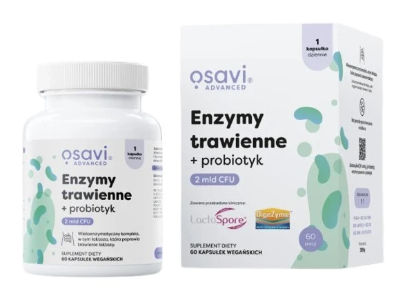 OSAVI Digestive enzymes + probiotic (60 caps)