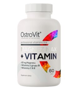 Ostrovit Magnez MAX + Vitamin (60 Tablets)