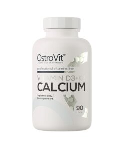 Ostrovit Vitamin D3 + K2 + Calcium (90 Tablets)