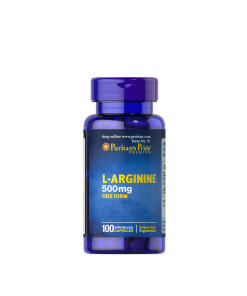 Puritan's Pride L-Arginine 500 mg (100 Capsules)