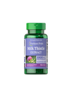 Puritans Pride Milk Thistle 4:1 Extract 1000 mg (Silymarin) (90 Softgels)