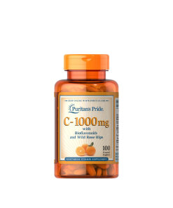 Puritan's Pride Vitamin C-1000 mg with Bioflavonoids & Rose Hips (100 Caplets)