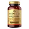 SOLGAR Vitamin D3 15 mcg (600 IU) (120 kaps.)