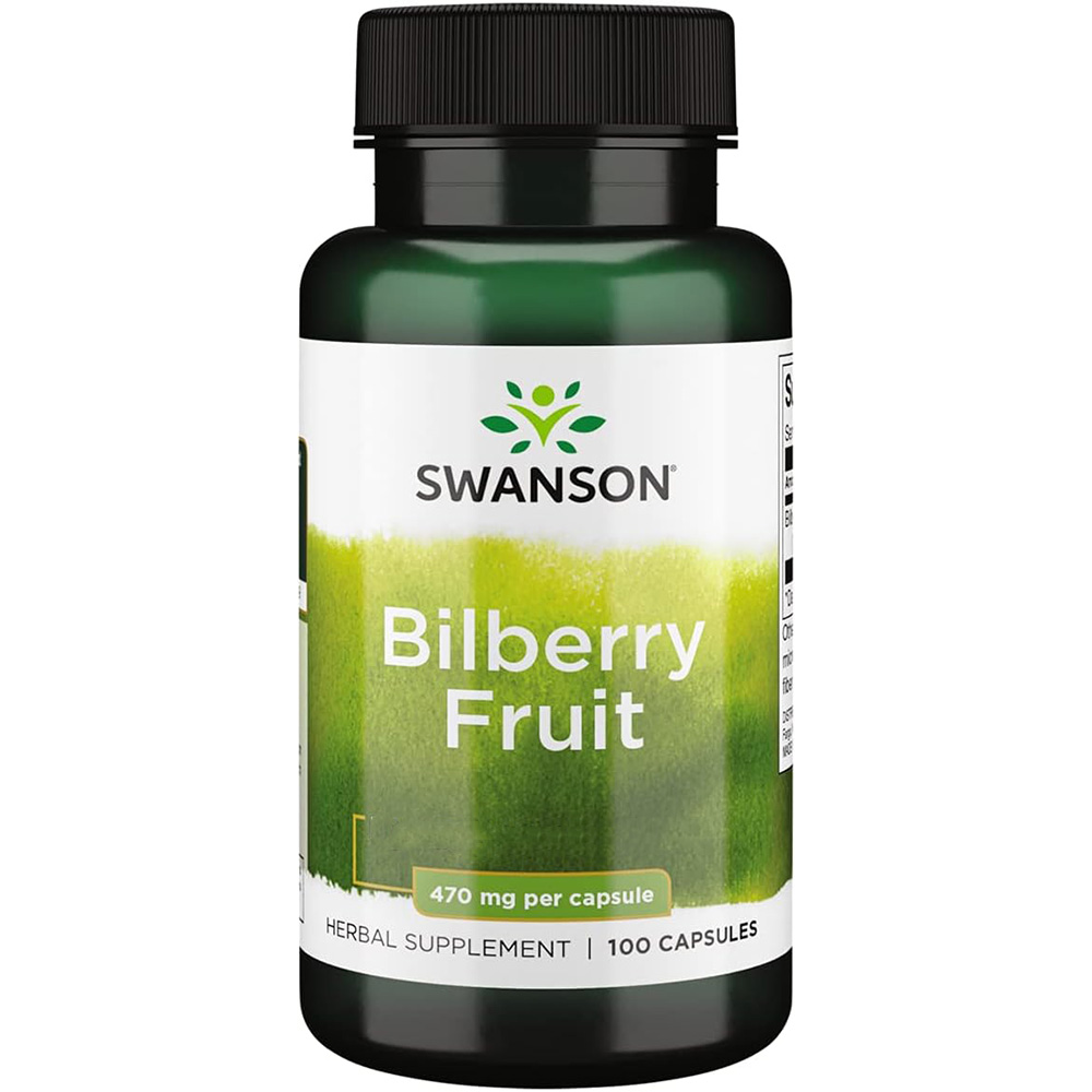 SWANSON Bilberry Fruit 470mg 100kaps