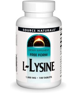 Source Naturals L-Lysine 1000mg 100 tablets